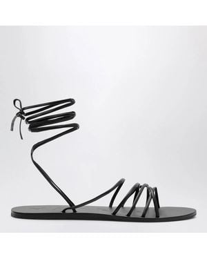 Manebí Crossover Leather Sandals - Black