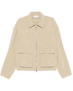 Maison Kitsuné Maison Kitsuné Zipped Jacket - Natural