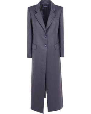 DR. HOPE Singlebreasted Long Coat - Blue