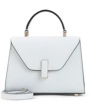 Valextra Ice Mine Iside Crossbody Micro Bag - White