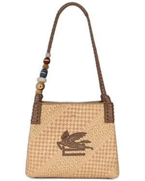 Etro Leather Bag - Natural