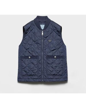 Prada Recycled Polyamide Jacket - Blue
