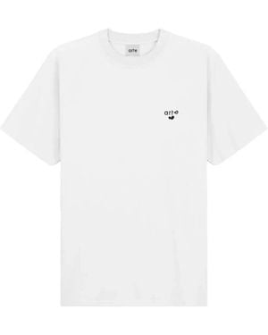 Arte' "Heart" Logo T-Shirt - White