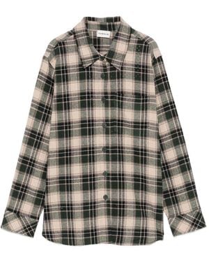 P.A.R.O.S.H. Pattern Cotton Shirt - Green