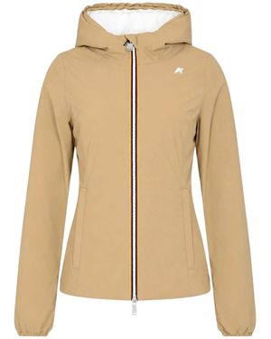 K-Way Reversible Hooded Jacket - Natural