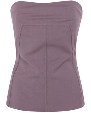 Rick Owens "Bustier" Top - Purple