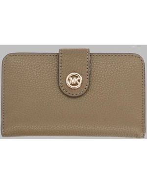 MICHAEL Michael Kors Designer Leather Wallet - Natural