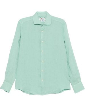 MC2 Saint Barth Pamplona Linen Shirt - Green