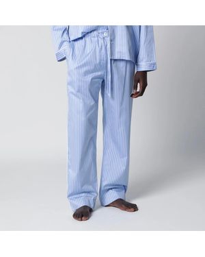Tekla Pyjama Trousers With Stripes - Blue
