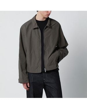 Dries Van Noten Khaki Zipup Jacket - Black
