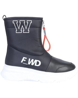 Forward Leather Boot - Blue