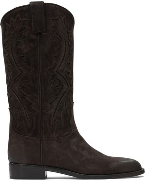 Sartore Leather Boots - Black