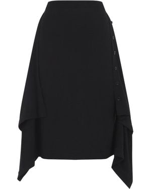 Lemaire Buttoned Skirt - Black