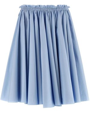 Ami Paris Wheel Skirt - Blue