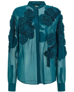 Dries Van Noten Chowsa Embellished Shirt - Green