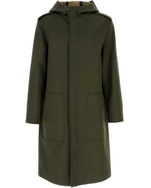 Valentino Garavani Army Cotton Trench Coat - Green