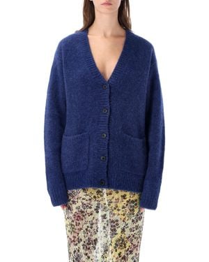 Dries Van Noten Tokas Cardigan - Blue