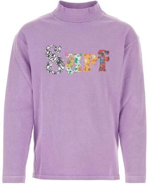 ERL Lilac Cotton Sweatshirt - Purple
