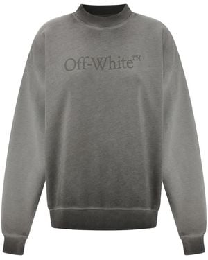 Off-White c/o Virgil Abloh 'Laundry Skate' Sweatshirt - Grey