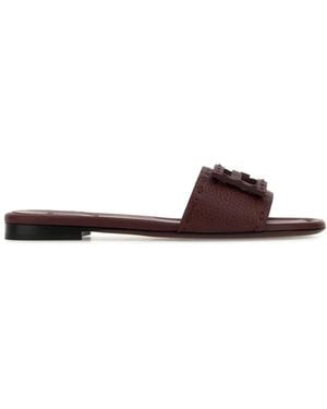 Fendi Slide Vit.Bott+Ff Vitel.C/Infi - Brown
