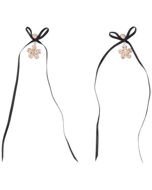 Simone Rocha Daisy Earrings - Metallic
