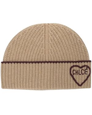Chloé "Encoeur" Beanie - Natural