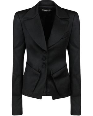 Tom Ford Virgin Wool Jackets - Black