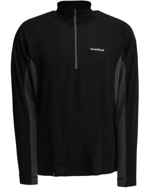 Montbell Wool Polyester Sweatshirt - Black