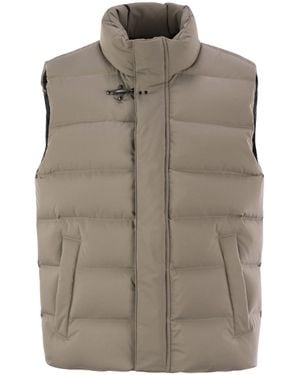 Fay Nude Cotton Vest - Brown