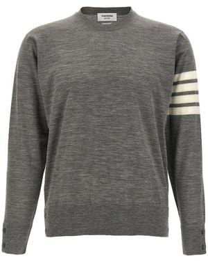 Thom Browne '4 Bar' Sweater - Gray