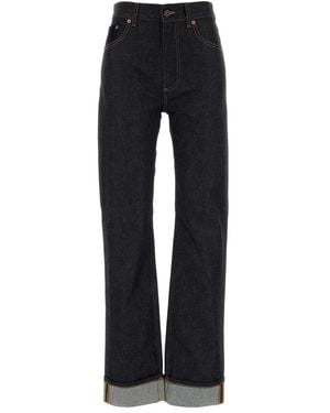 Bottega Veneta Jeans Straight With 5 Pockets - Black