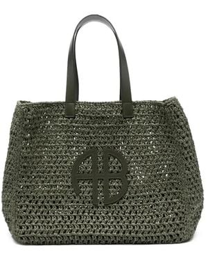 Anine Bing Large "Rio" Tote Bag - Green
