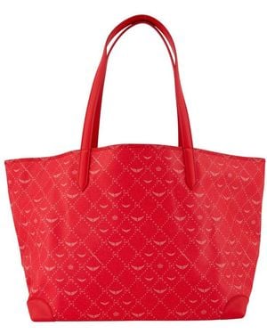 Zadig & Voltaire Zadig&Voltaire Xl Z Monogram Tote Bag - Red