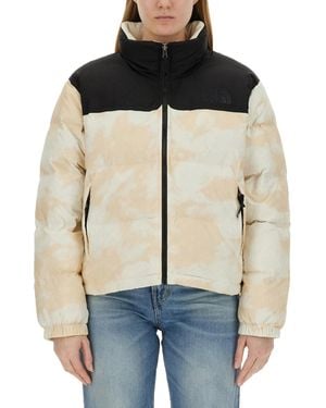 The North Face Down Jacket With Logo - Blue
