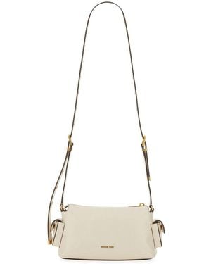 MICHAEL Michael Kors Ivory Cow Leather Crossbody Bags - Natural