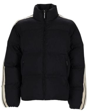 Palm Angels Giacca Con Logo - Black