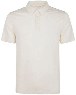 Majestic Linen Short Sleeves Polo Shirt - White