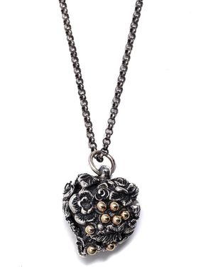Ugo Cacciatori Heart Necklace - Metallic