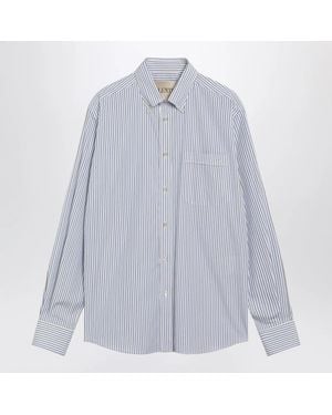 Valentino Ivory Shirt With And Stripes - Blue