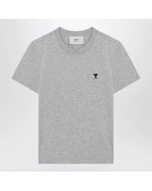 Ami Paris T-Shirt Ami De Coeur - Grey