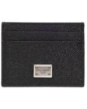 Dolce & Gabbana Dolce & Gabbana Leather Card Holder - Black