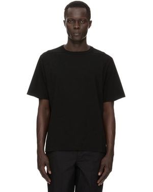Rick Owens Brad Cotton T-Shirt - Black