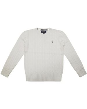 Polo Ralph Lauren Maglione Con Logo - White