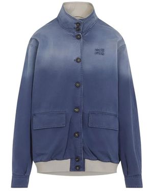 Miu Miu Twill Jacket - Blue