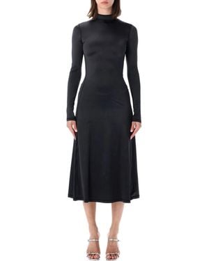 DIESEL Ungo Turtleneck Midi Dress - Black