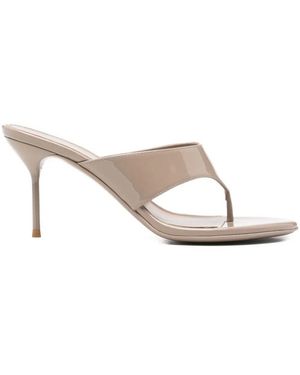 Paris Texas Lidia Thong Sandals - White