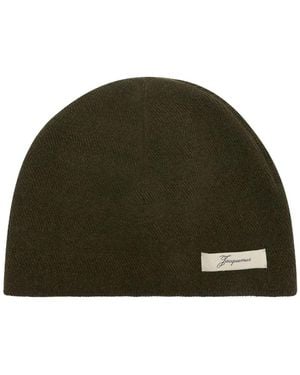 Jacquemus The Chevron Beanie - Green