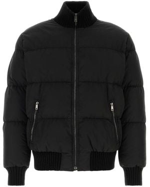 Prada Cotton Bomber Jacket - Black