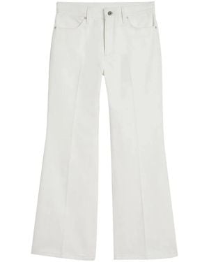 Jil Sander Pantalon Vaquero Acampanado - White