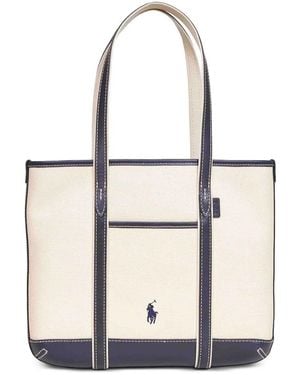 Polo Ralph Lauren Small Tote Bag - White